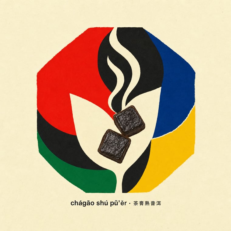 The design — Ripe Pu-erh Paste